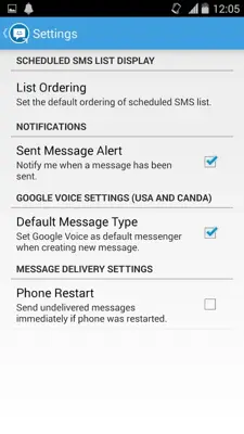 Titan Message Scheduler android App screenshot 0